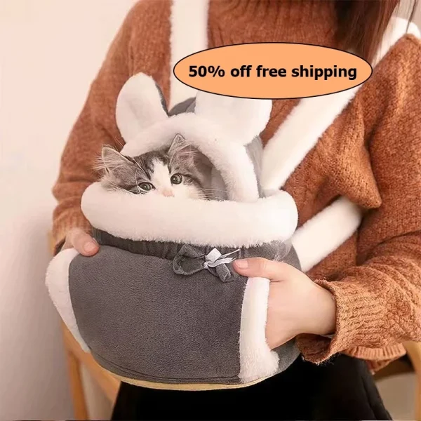 Portable Winter Warm Pet Carrier Bag & Nest for Small Dogs & Cats